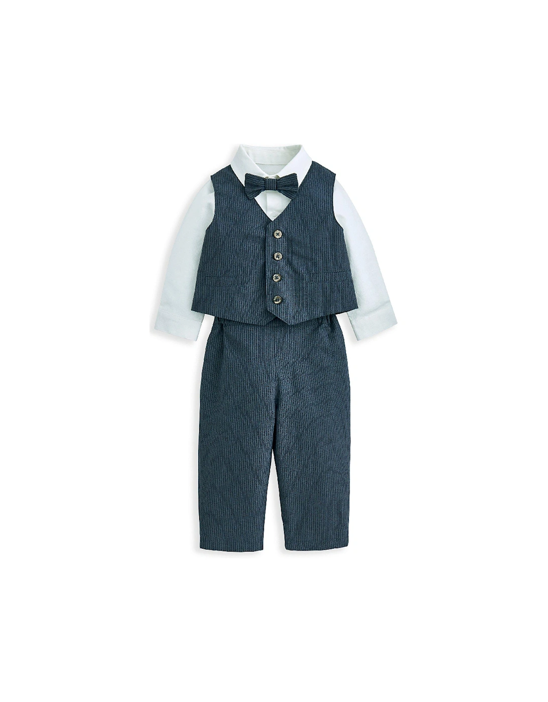 Baby Boys 4 Peice Suit - Blue, 2 of 1