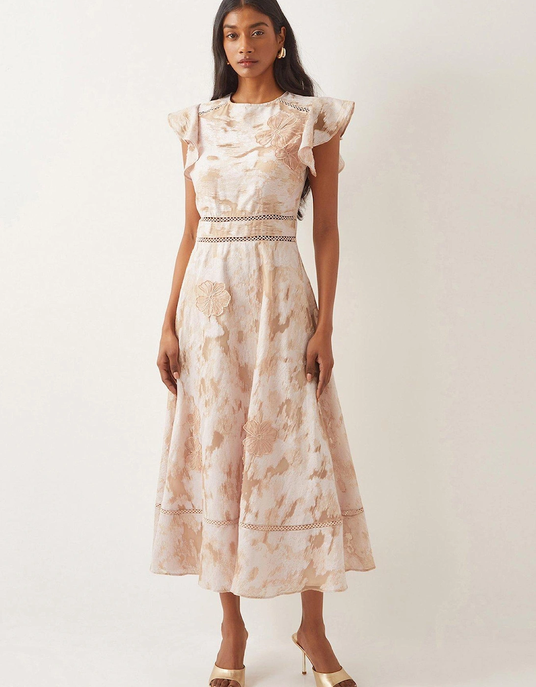 Josie Jacquard Dress - Blush Pink, 2 of 1