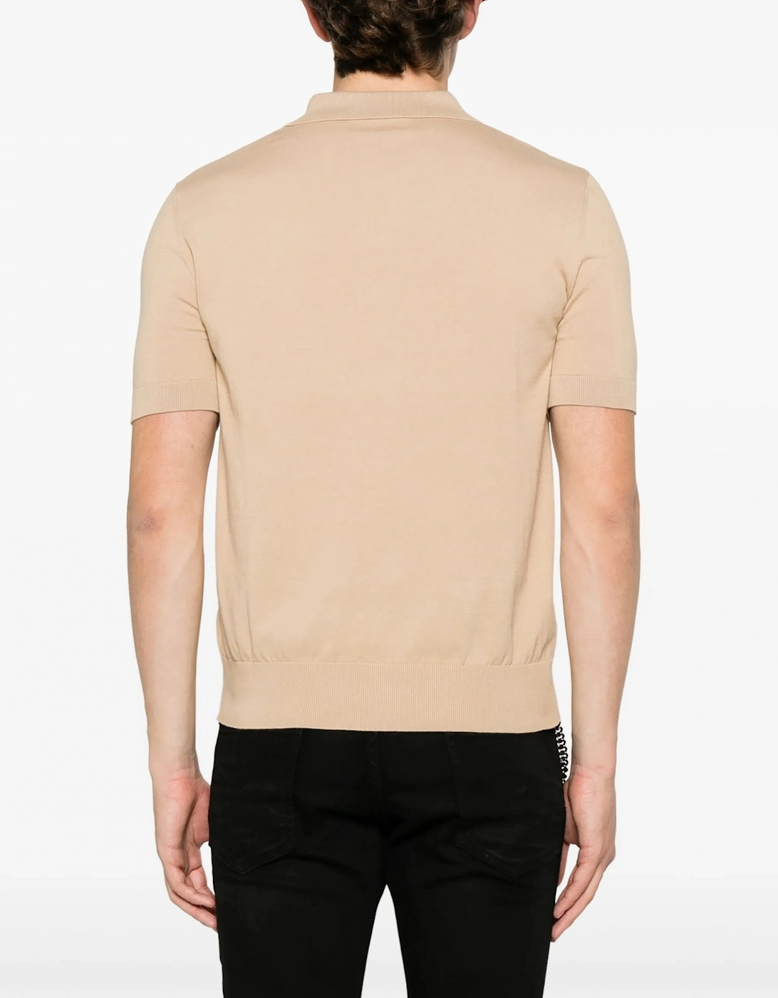 Knitted Polo Beige