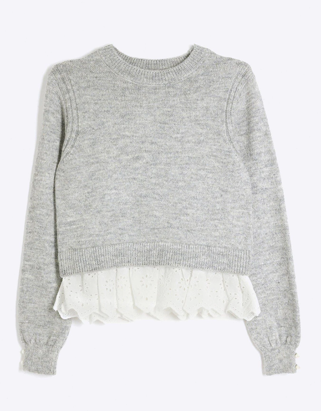 Frill Rara Jumper - Grey