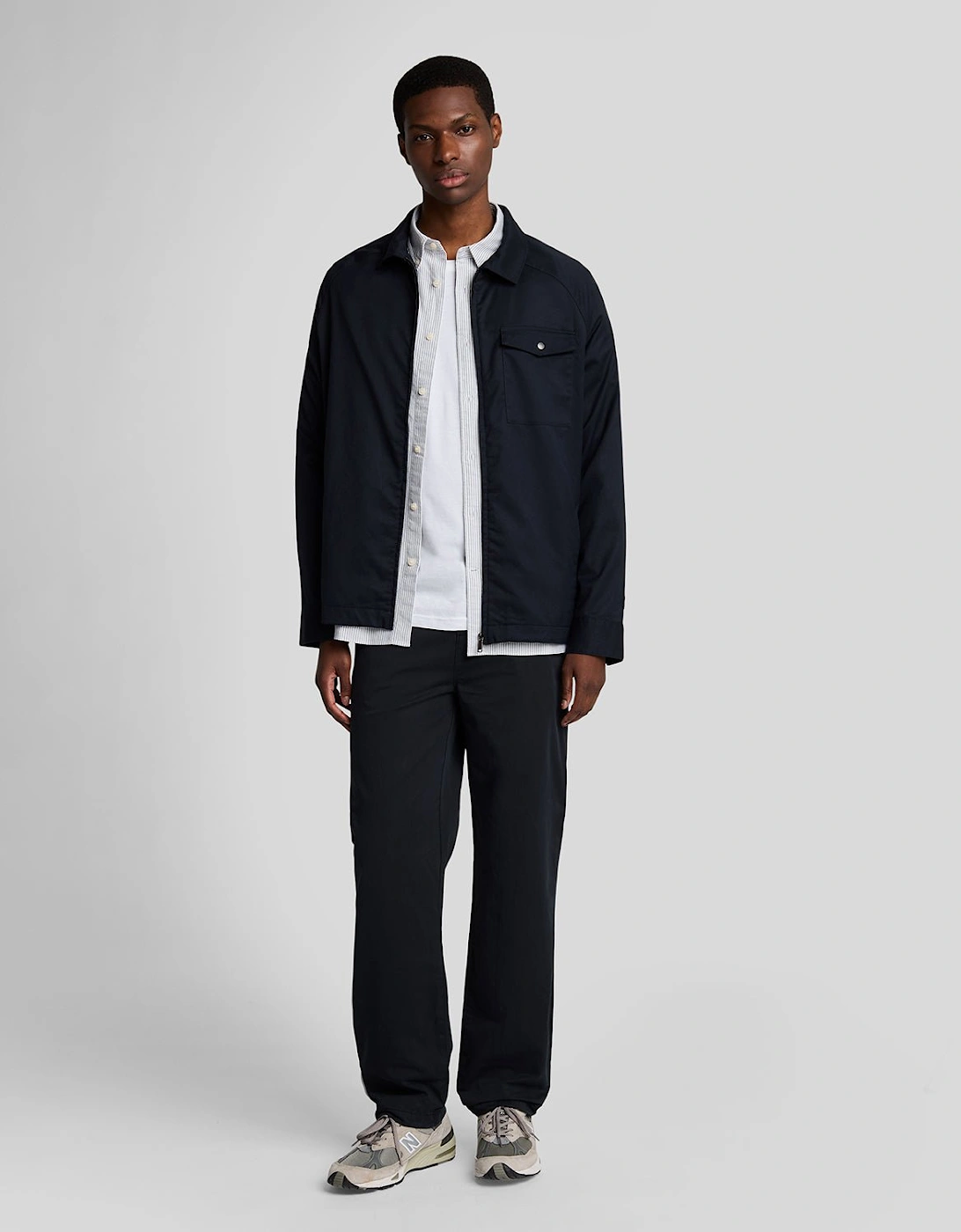 Lyle And Scott Men's Black Drawstring Tapered Chino
