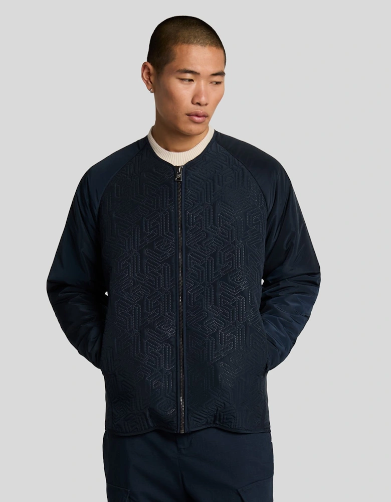 Emblem Quilted Jacket