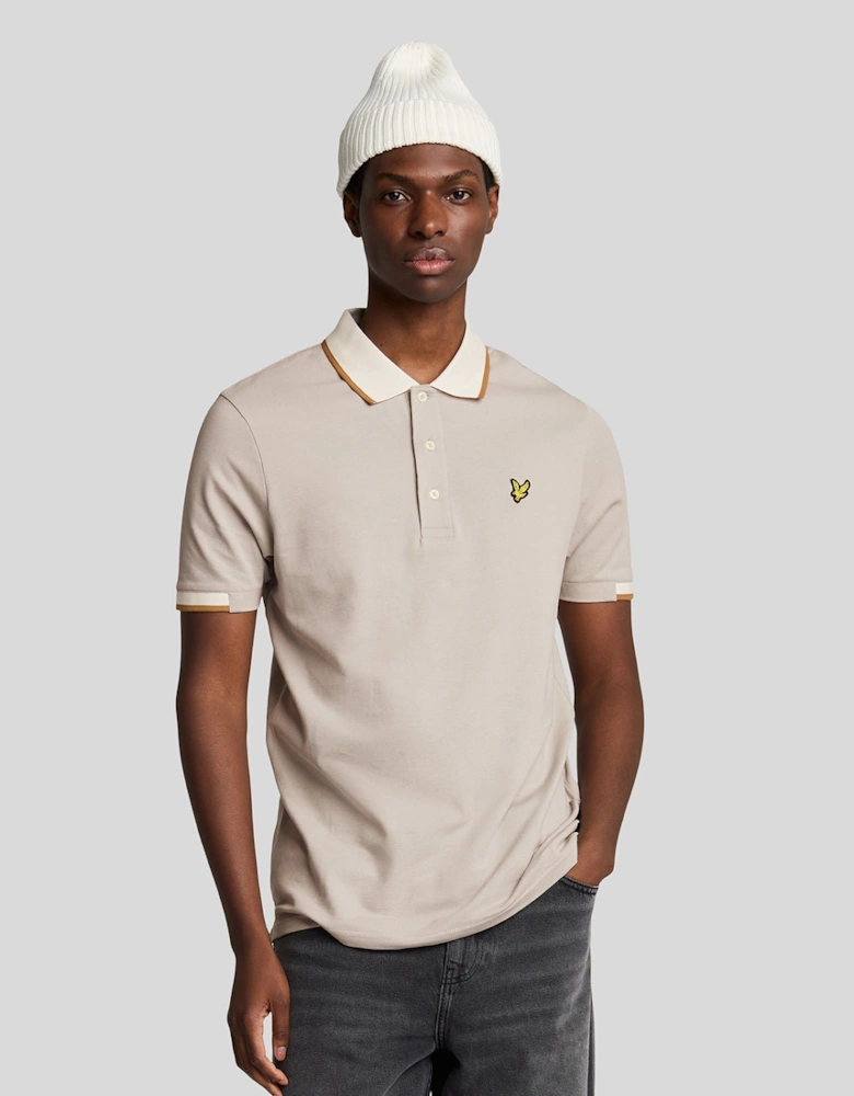 Half Tipped Polo Shirt