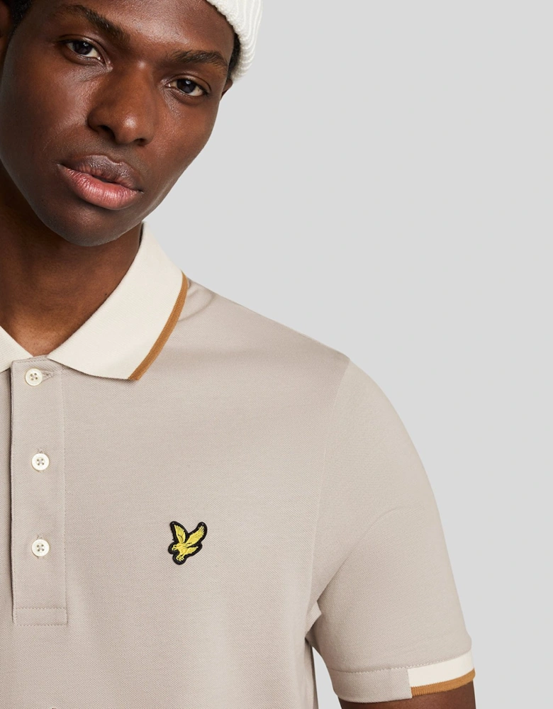 Half Tipped Polo Shirt