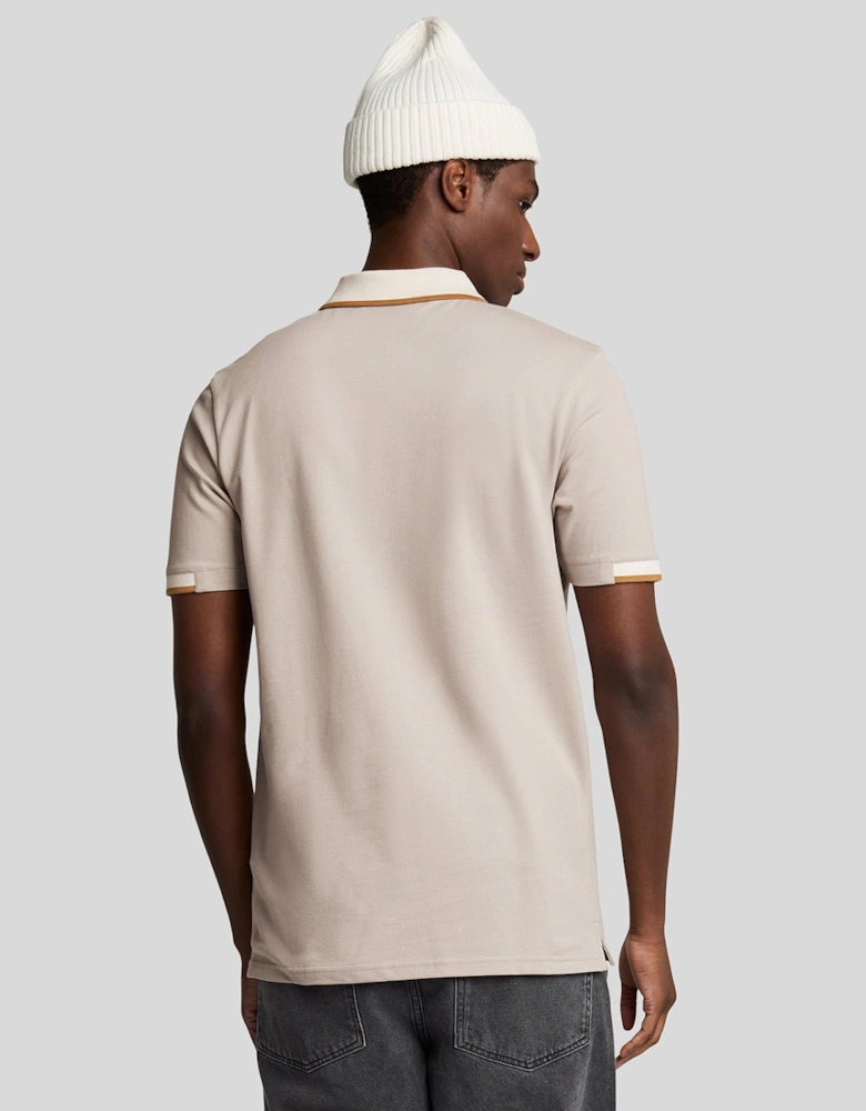 Half Tipped Polo Shirt