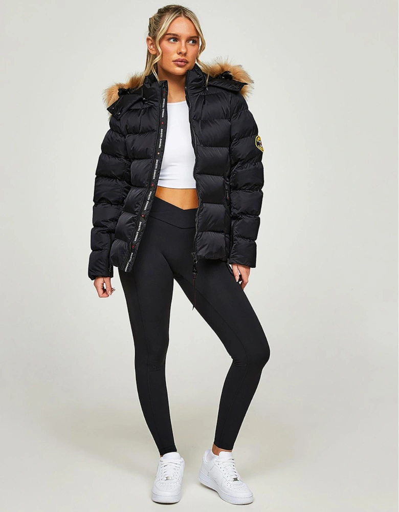 Virna Short Padded Jacket - Black