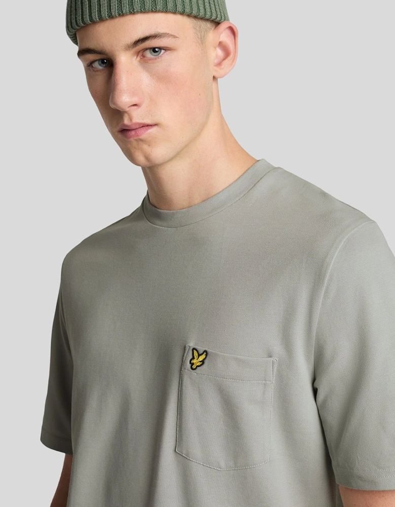 Plain Pique Pocket T-Shirt