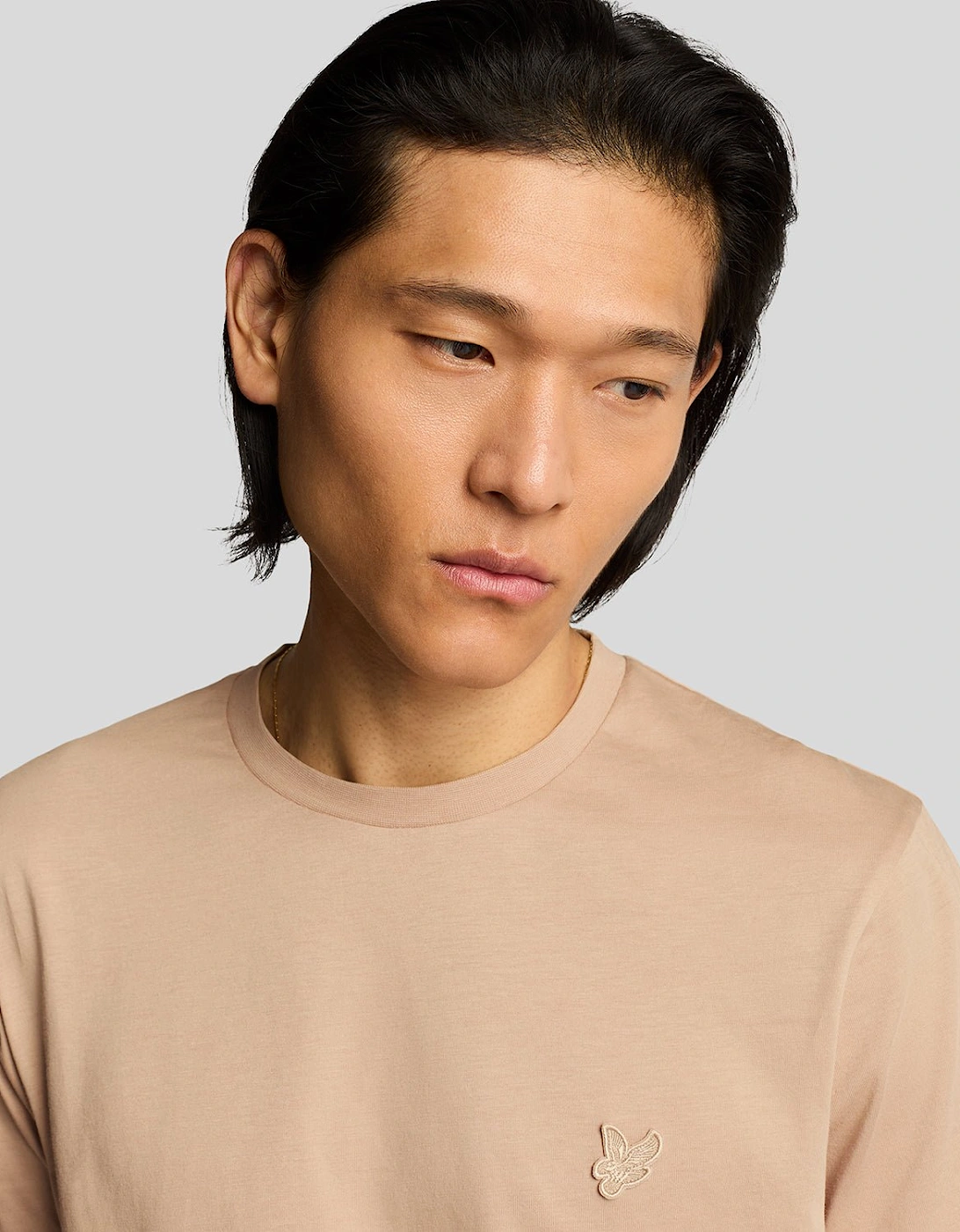 Lyle And Scott Men's Tan Superfine Cotton T-Shirt Xxl