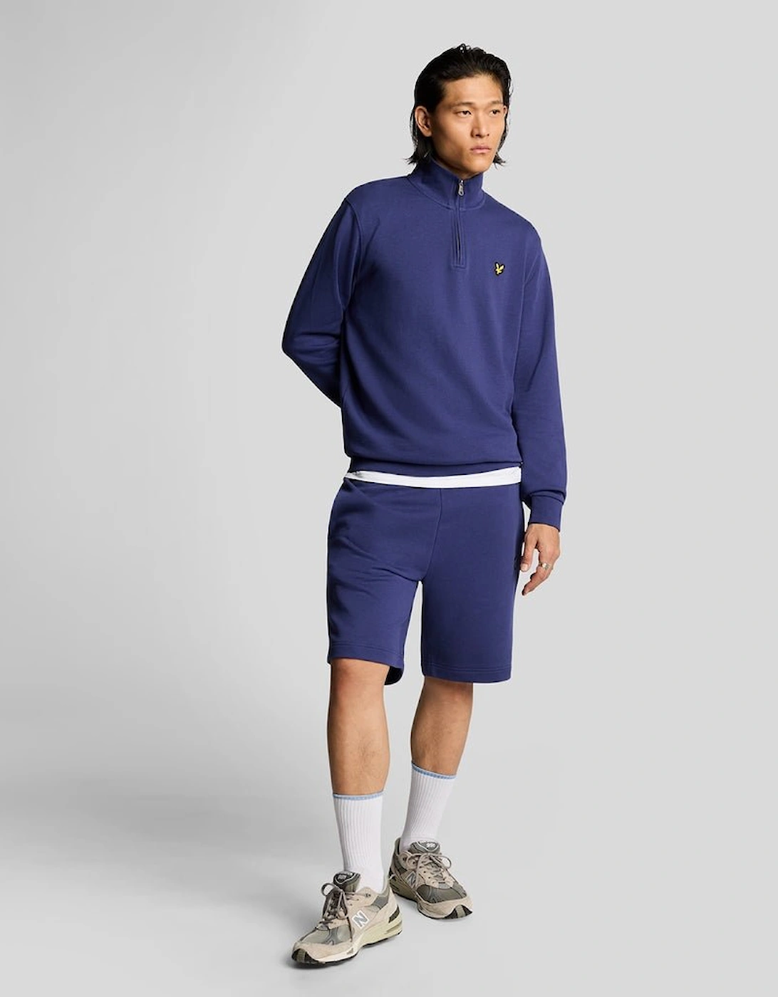 Lyle And Scott Men's Sweat Shorts - Navy - Size: 33/32/32