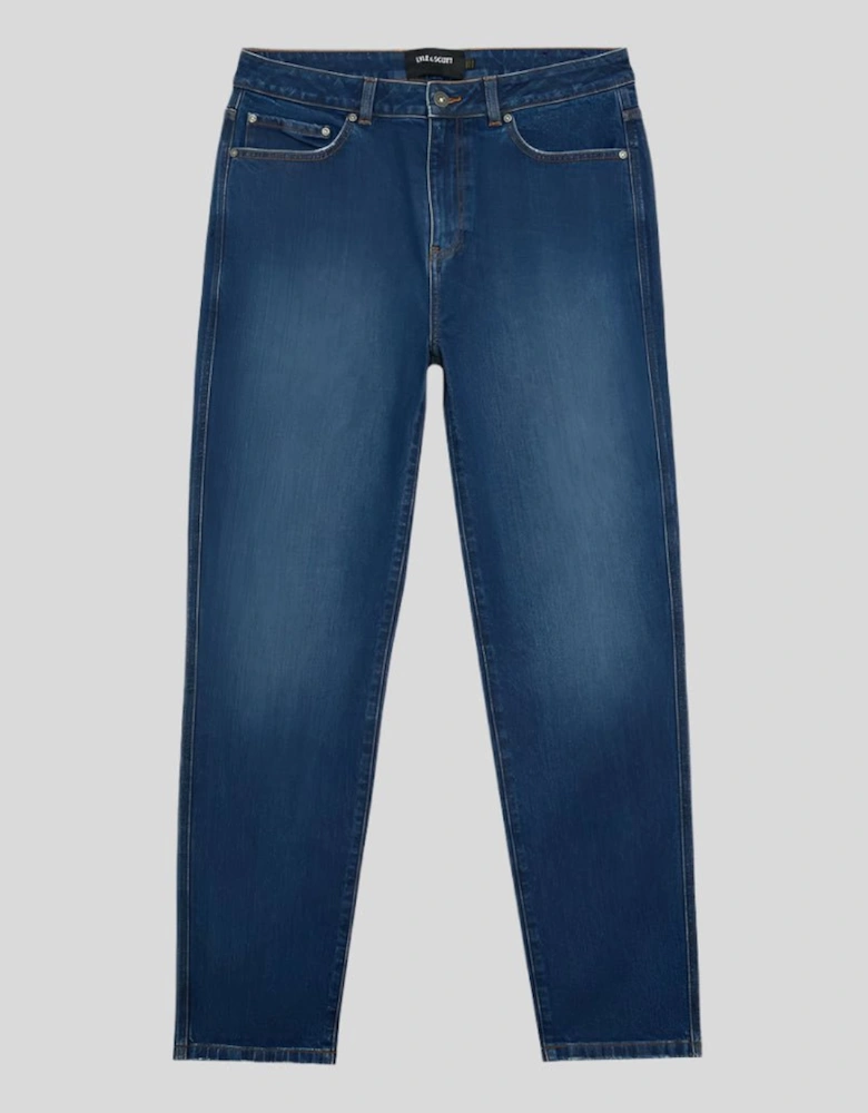 Tapered Denim Jeans