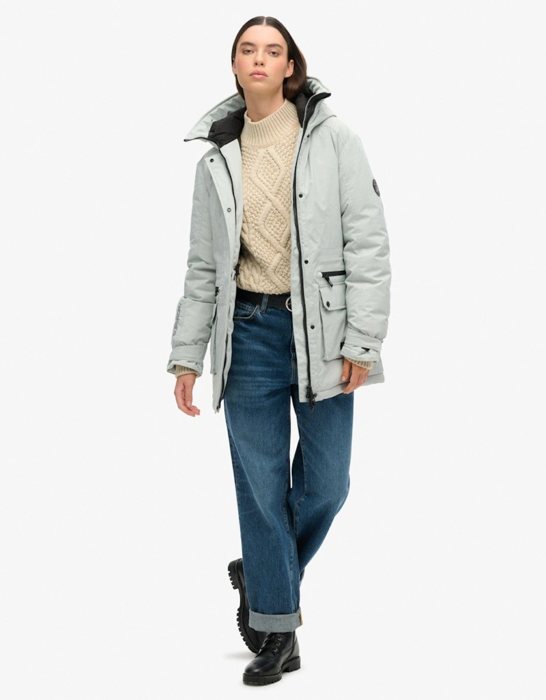 City Padded Parka Jacket - Grey