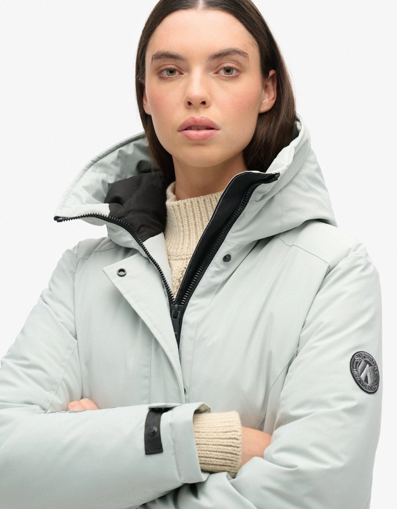 City Padded Parka Jacket - Grey