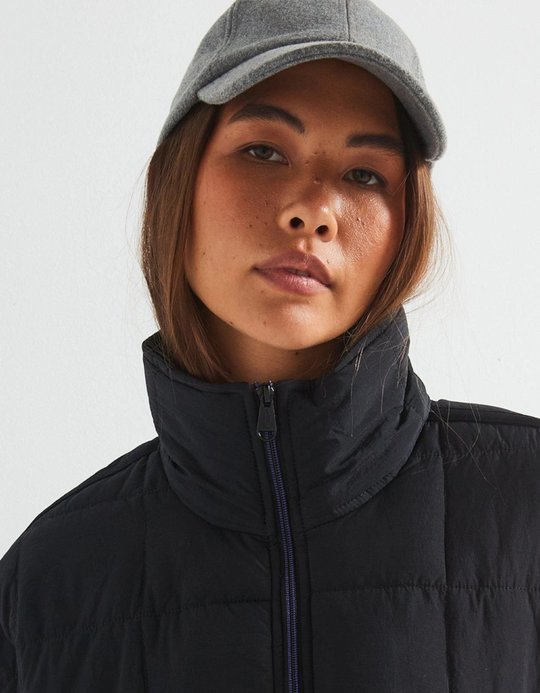 Womens Pippa Packable Puffer Jacket - Black