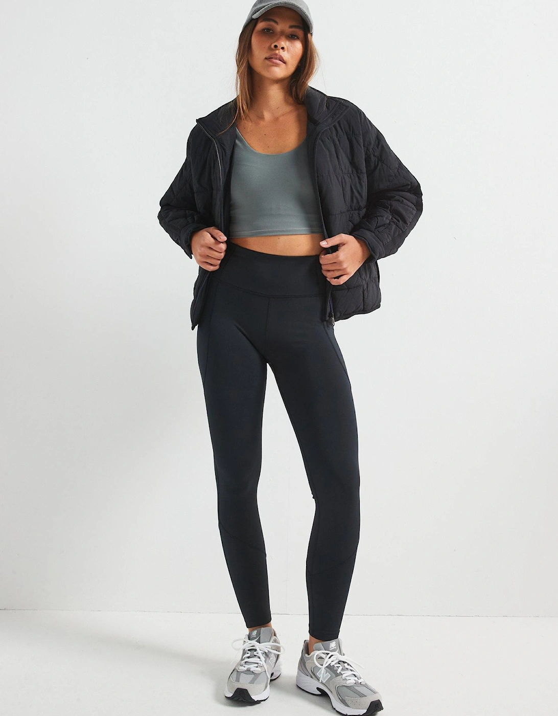 Womens Pippa Packable Puffer Jacket - Black