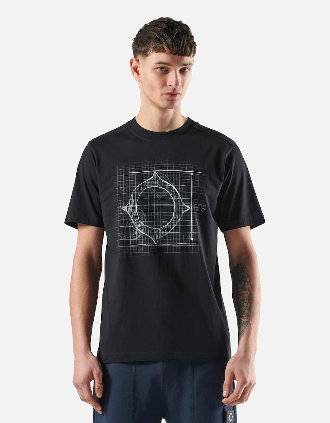 Compass Blueprint Tee - Black, 3 of 2