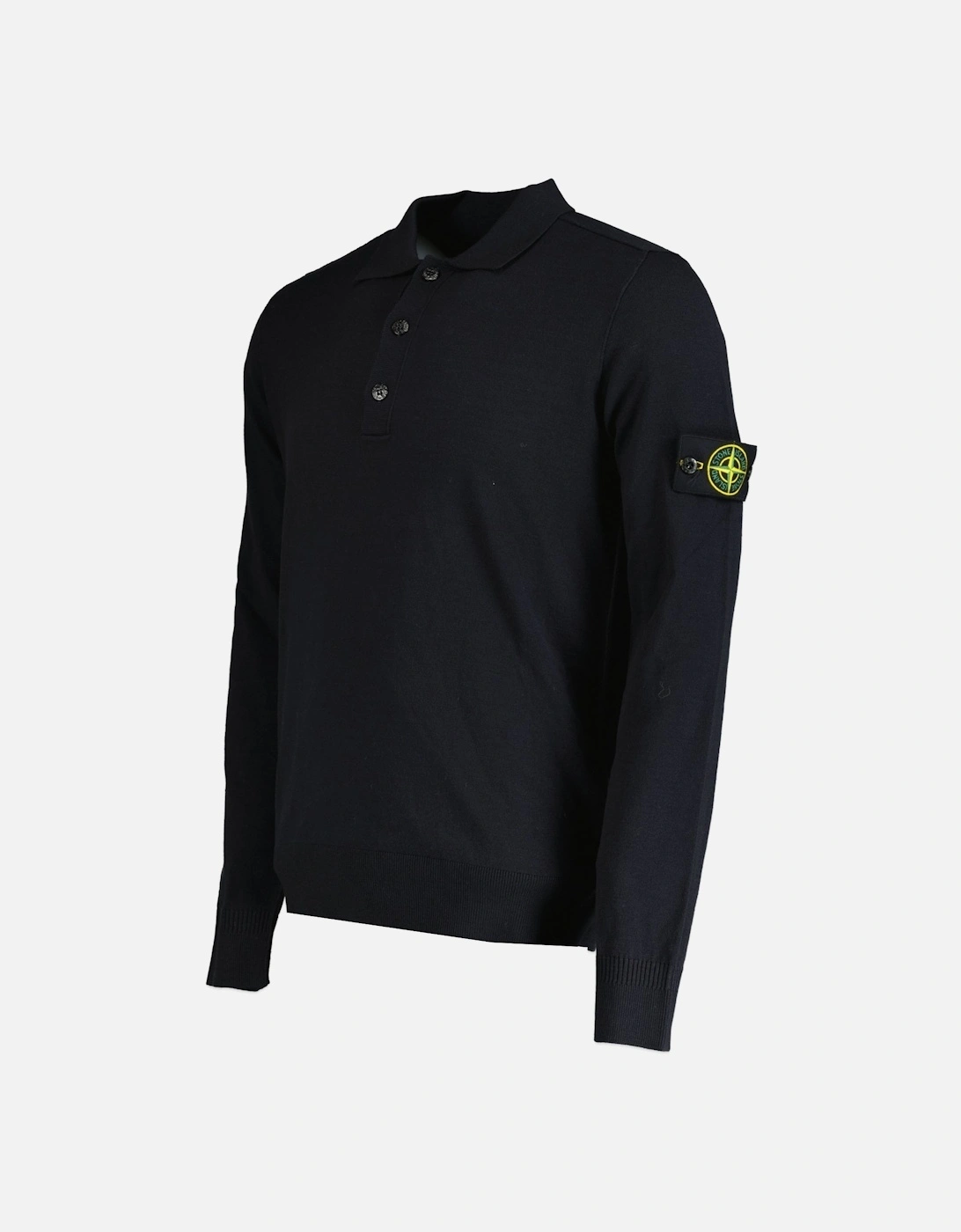 Wool Polo-Shirt Black