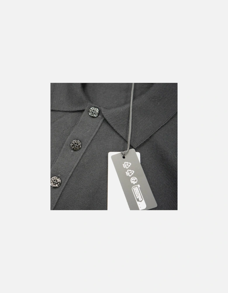 Wool Polo-Shirt Black