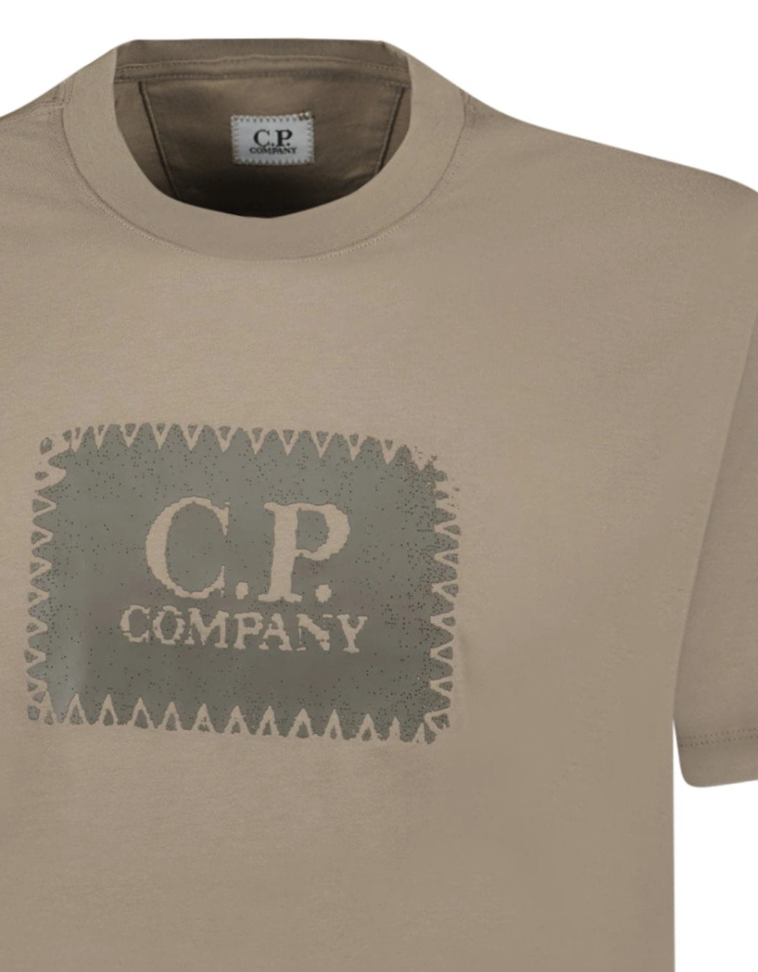 Label Style Logo T-Shirt Walnut Brown