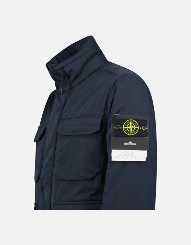 Micro-Twill Primaloft Field Jacket Navy