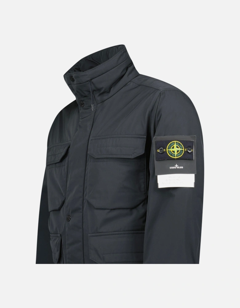 Micro-Twill Primaloft Field Jacket Black