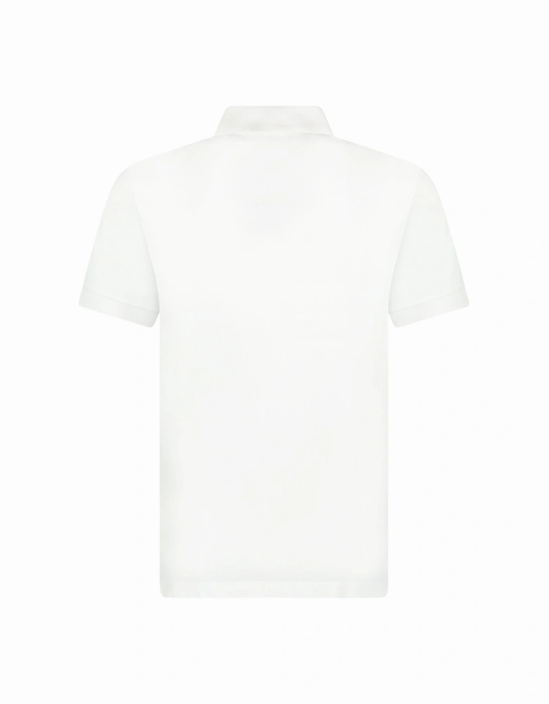 Burberry 'Hartford' Check Placket Polo White