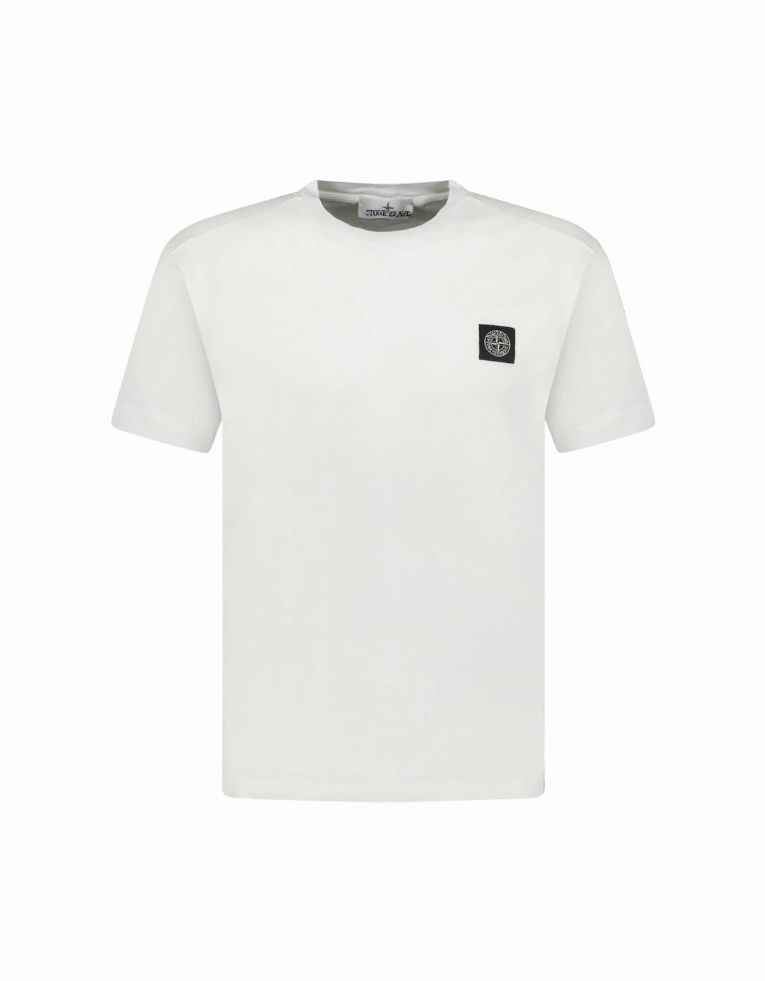 Stone Island Men's Stone Island Compass Logo T-Shirt White