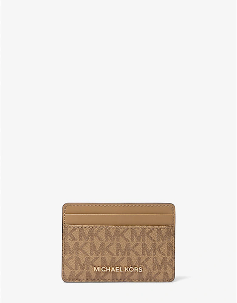 Jet Set Signature Logo Card Case