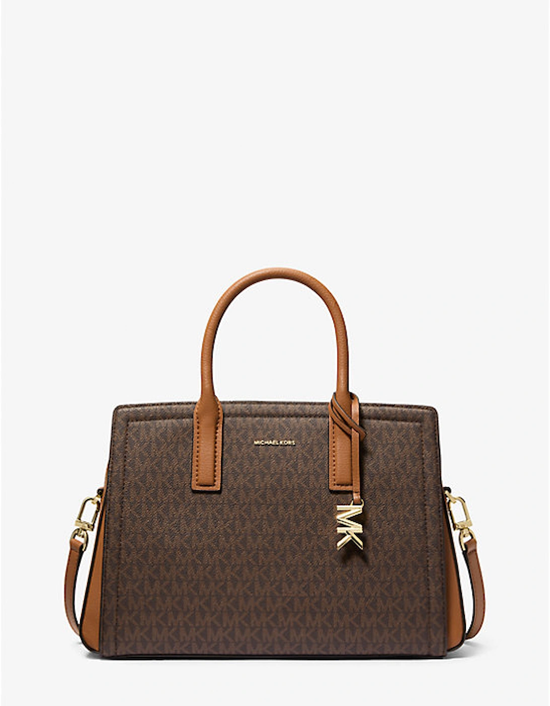 Laila Medium Signature Logo Satchel, 2 of 1