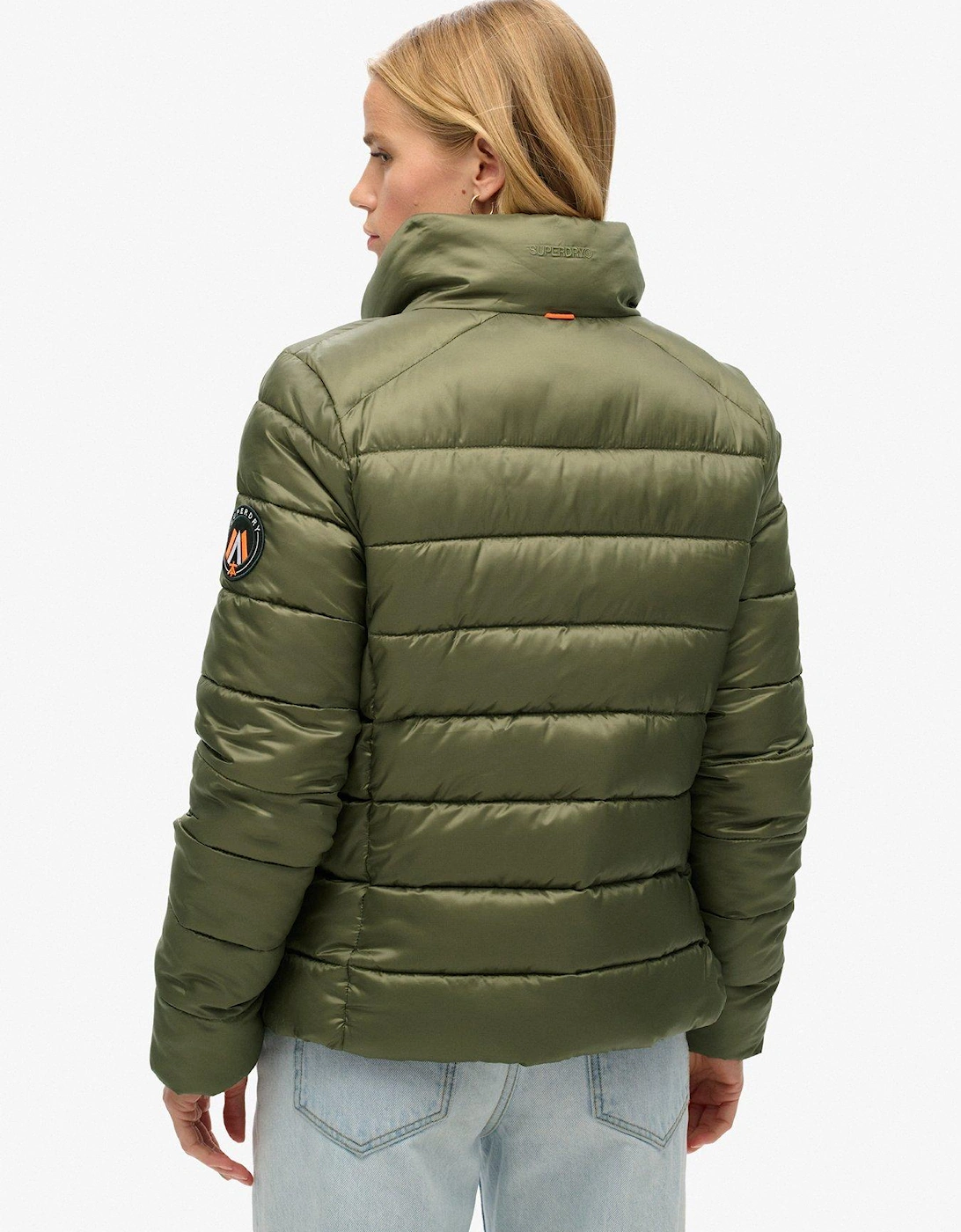 Fuji Quilted Padded Jacket - Green