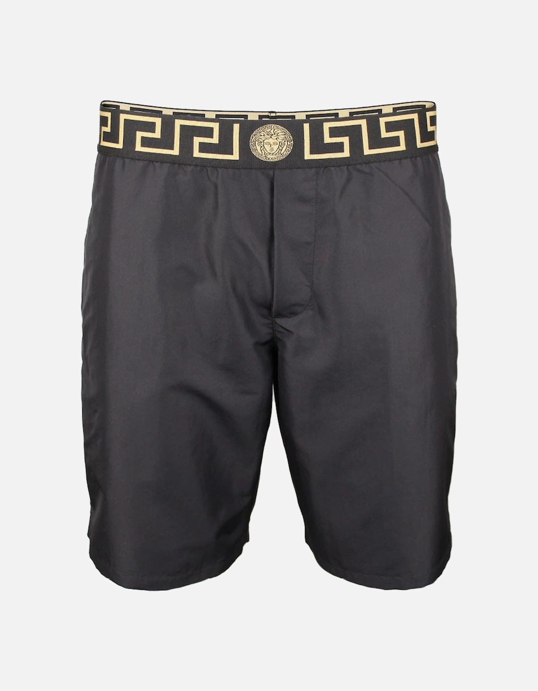 Greca Border Boardshorts, Black, 3 of 2