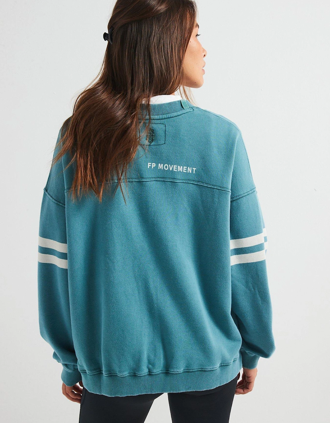 Womens All Star Pullover Logo Sweat - Green