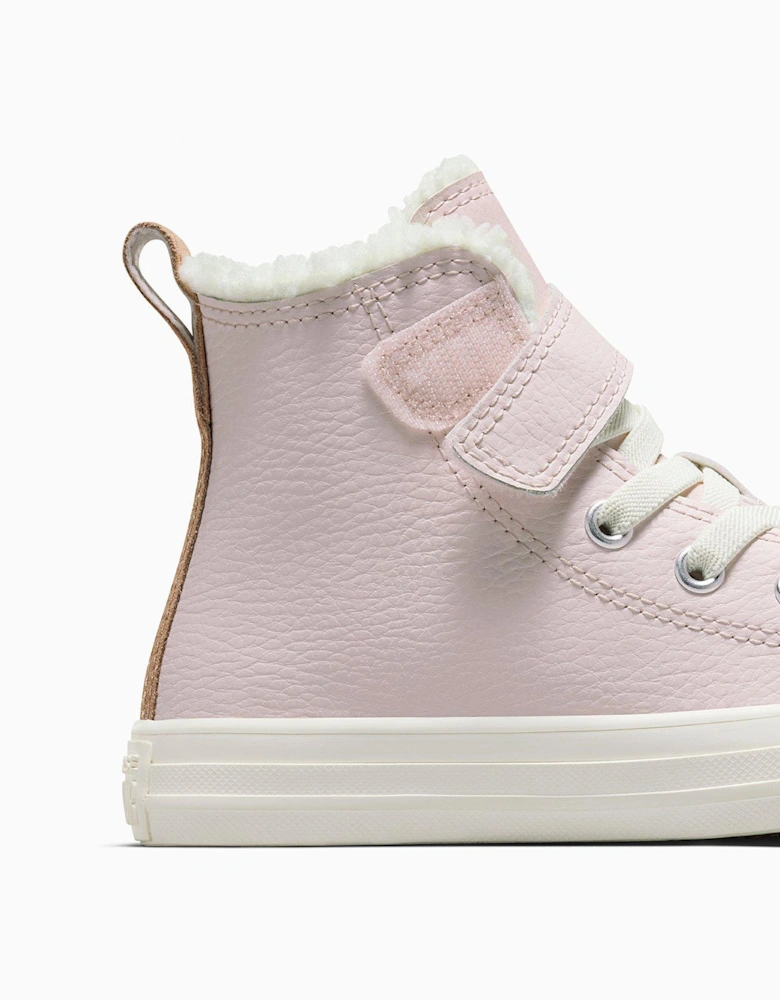 Kids Cozy Essentials Chuck Taylor All Star 1V Trainers - Pink