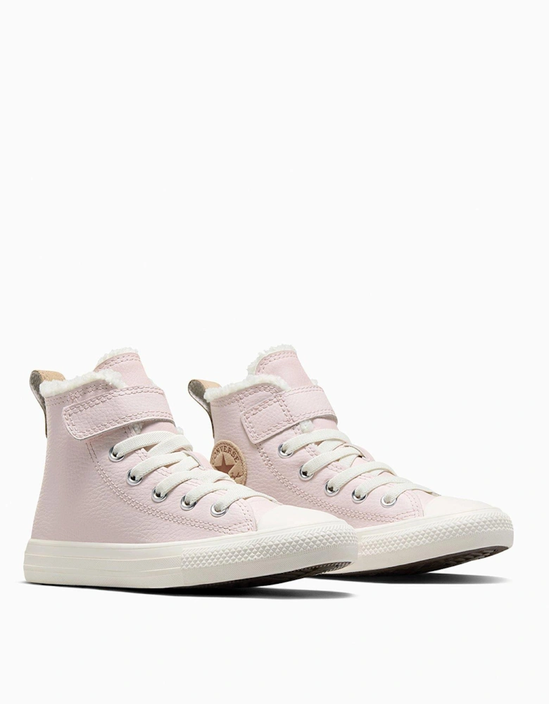 Kids Cozy Essentials Chuck Taylor All Star 1V Trainers - Pink