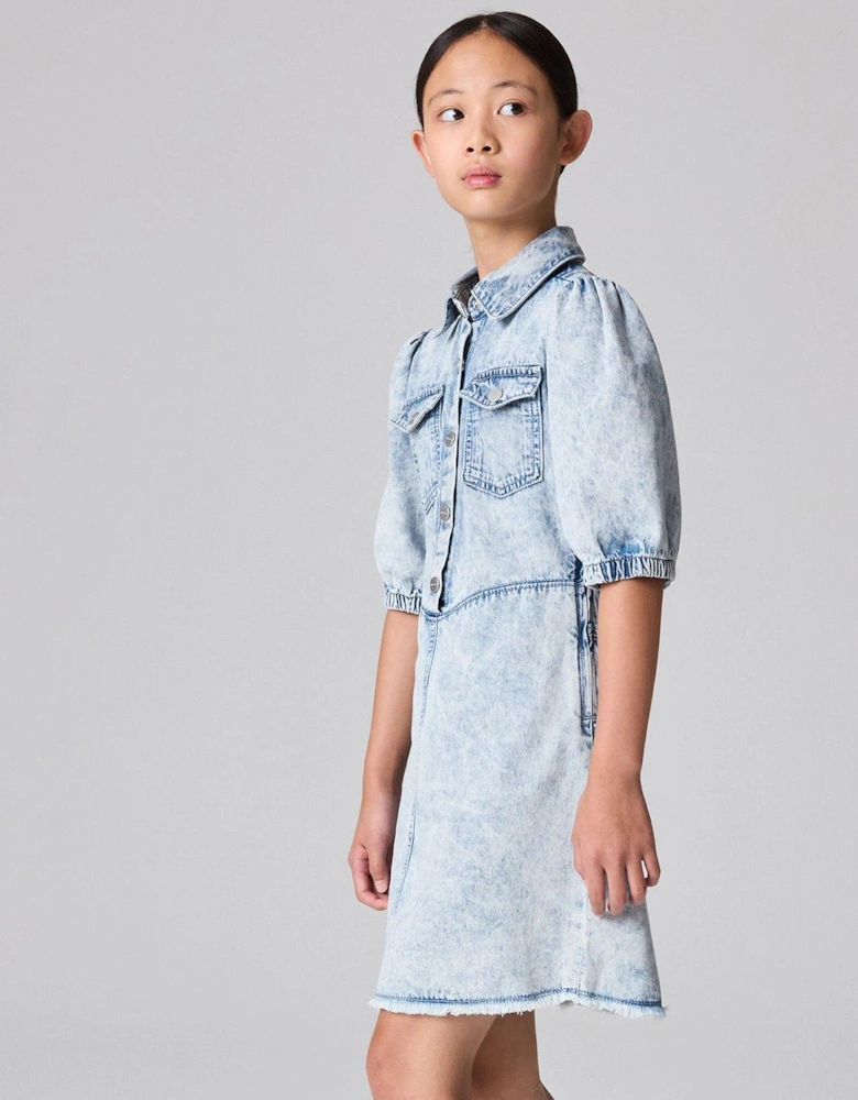 All Saints Kids Jackie Denim Dress