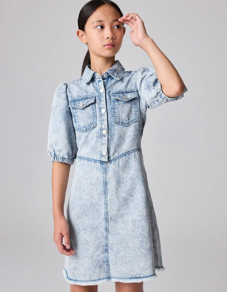 All Saints Kids Jackie Denim Dress