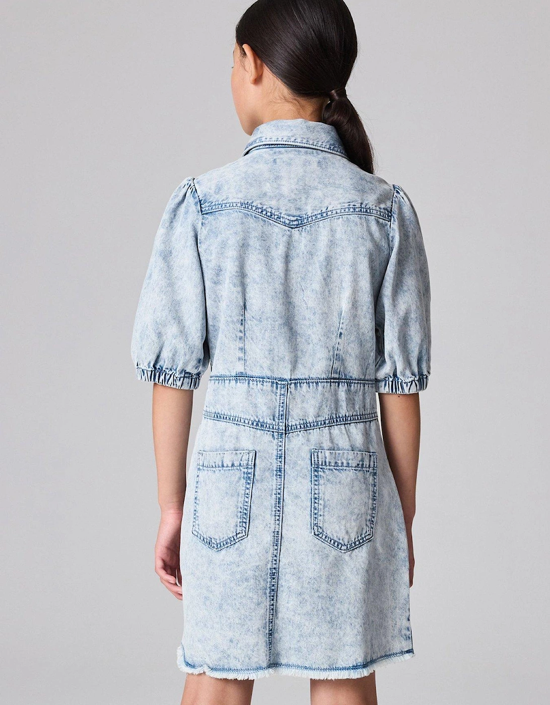 All Saints Kids Jackie Denim Dress