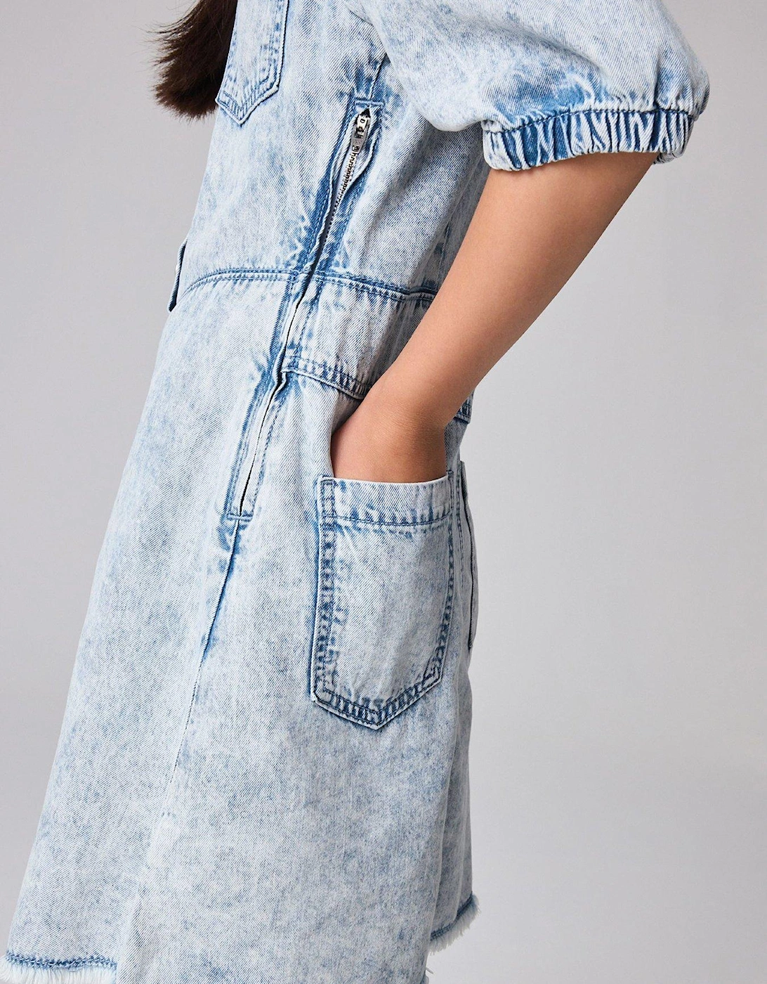 All Saints Kids Jackie Denim Dress