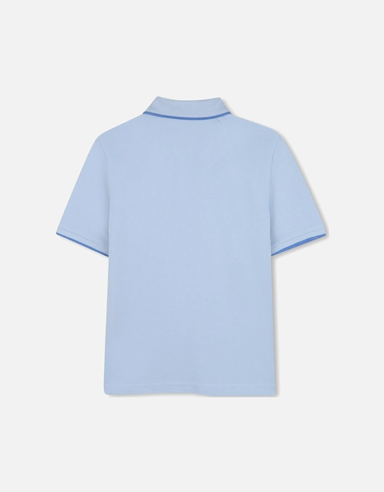 BOSS BABY/TODDLER BLUE POLO SHIRT J52094