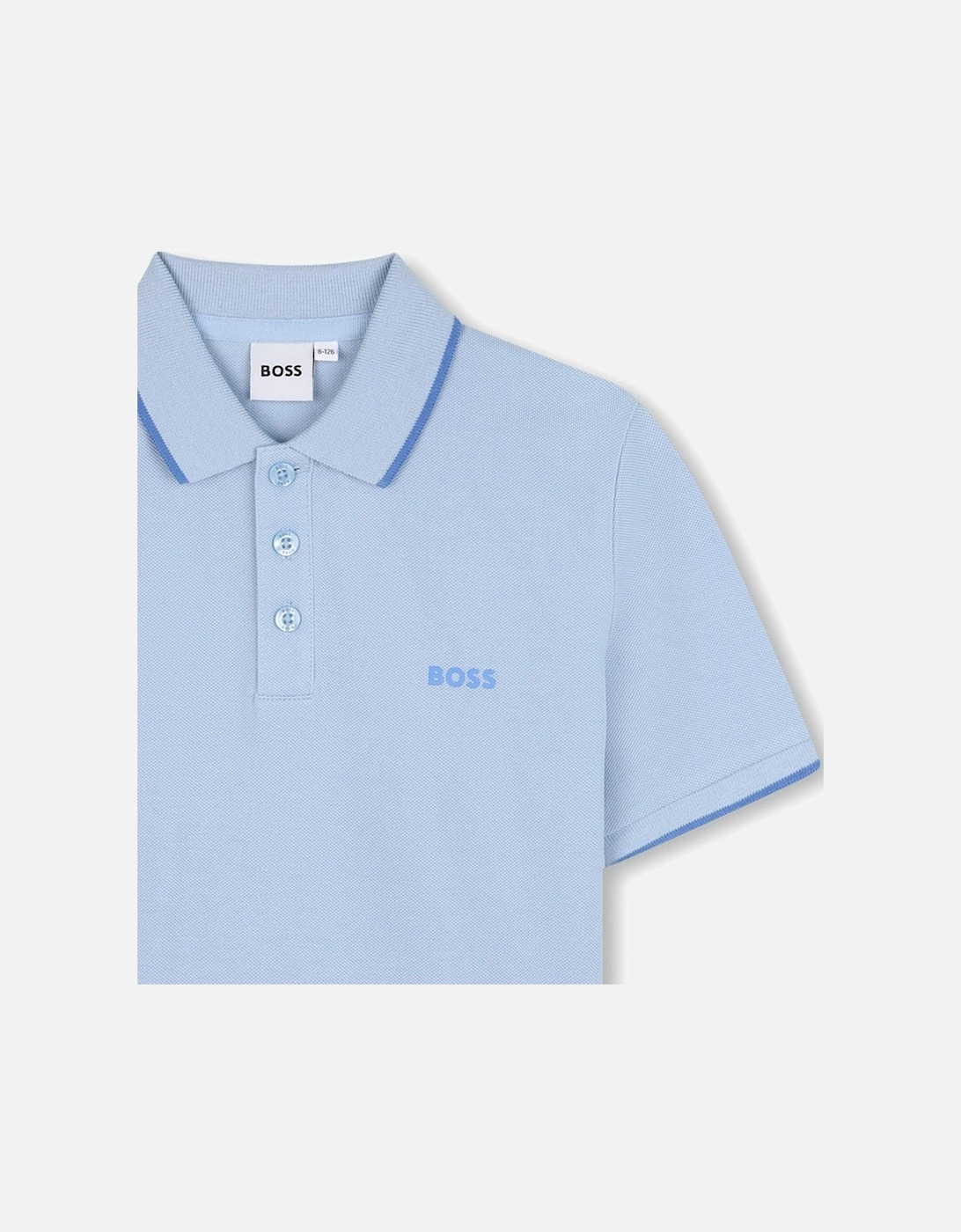 BOSS BABY/TODDLER BLUE POLO SHIRT J52094