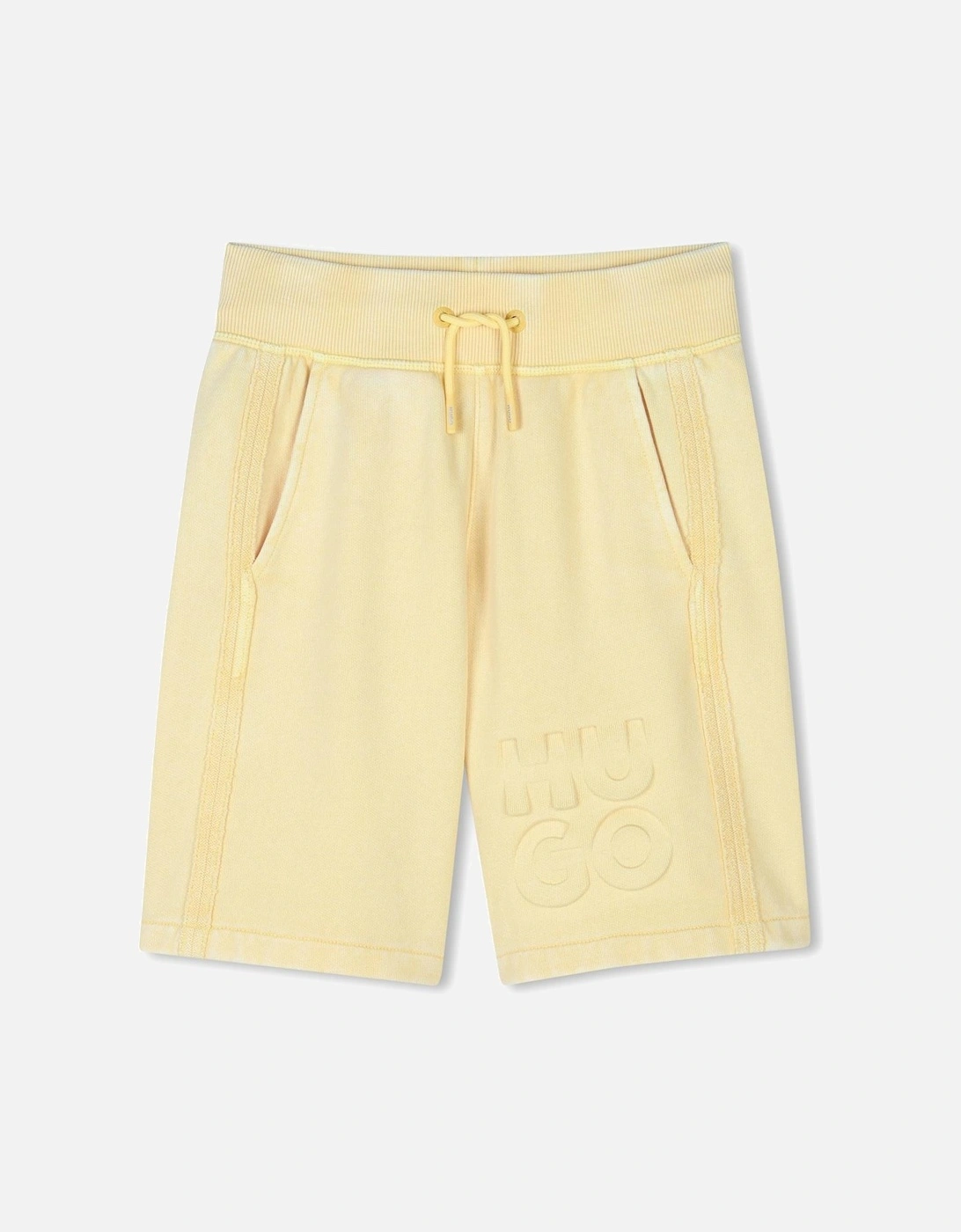 HUGO JERSEY YELLOW SHORTS G00366, 3 of 2