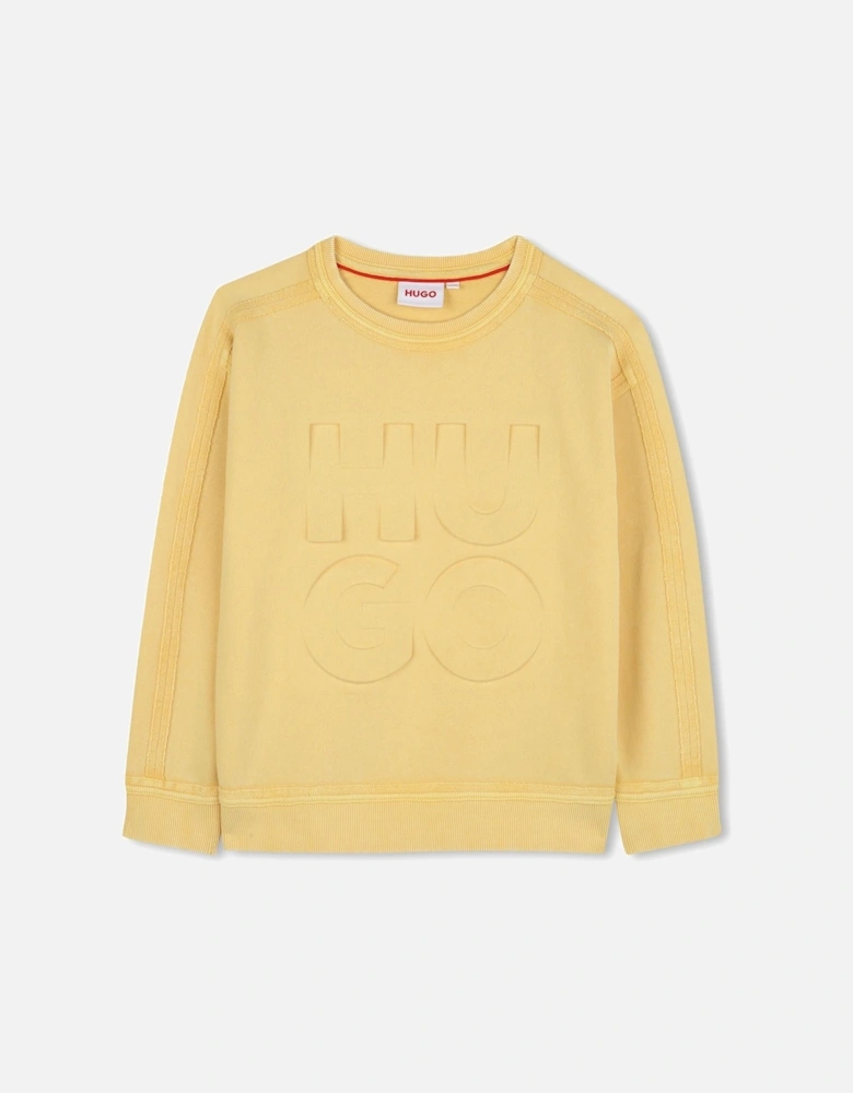 HUGO YELLOW SWEATSHIRT G00353