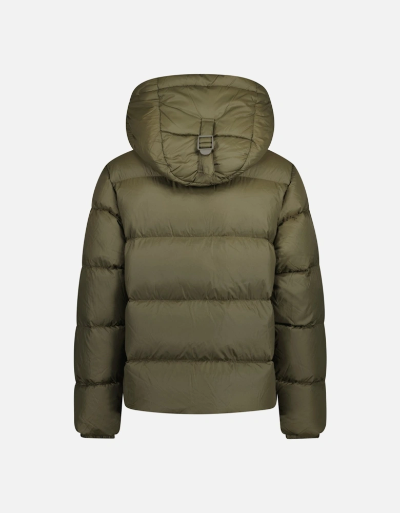 Halsby Down Puffer Jacket Khaki Green