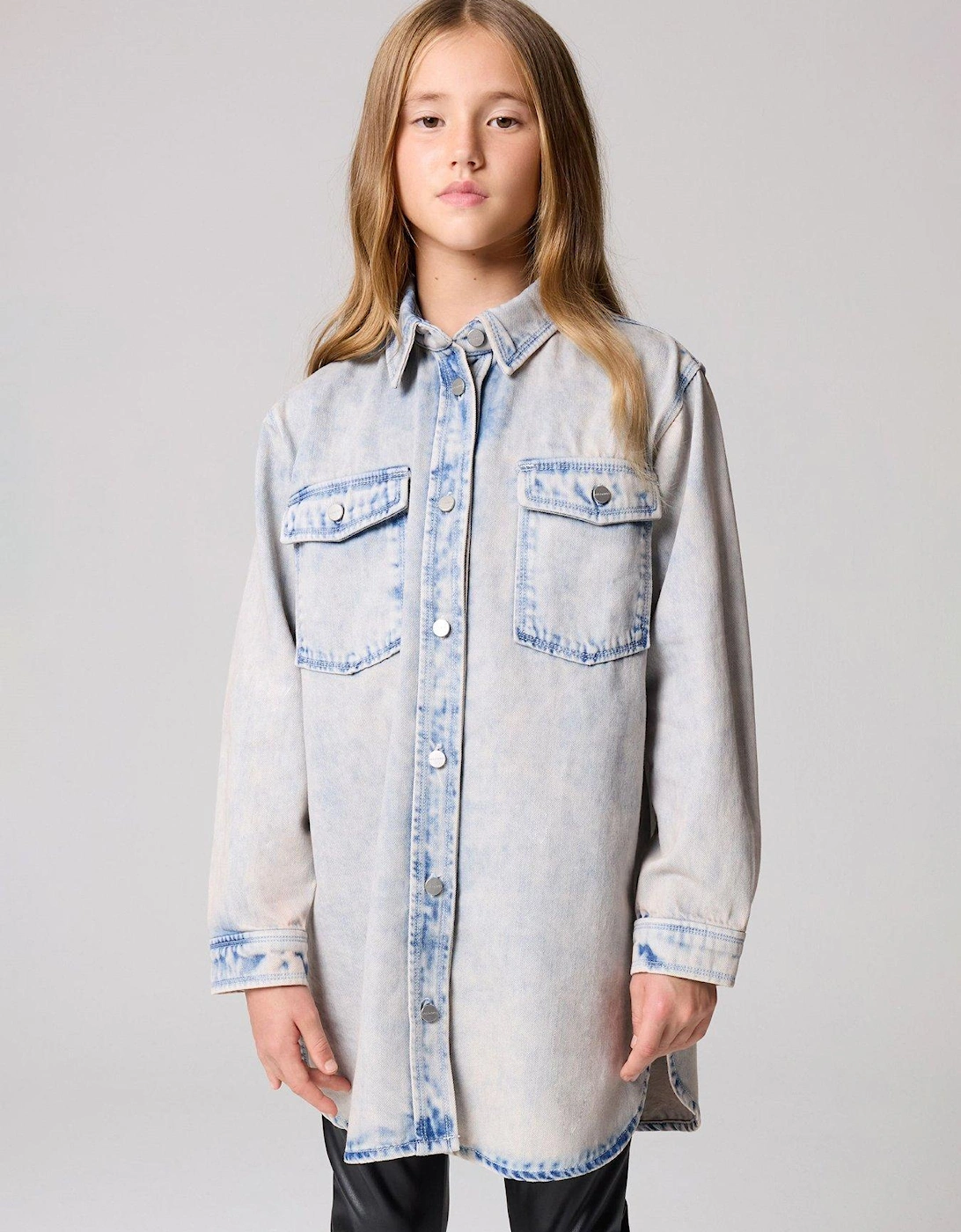 All Saints Denim Shacket, 2 of 1