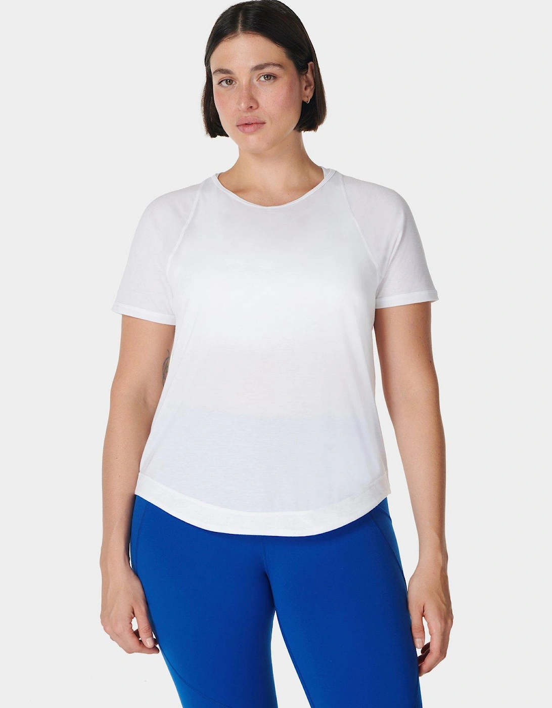 Womens Training Breathe Easy Short Sleeve Top - White, 2 of 1