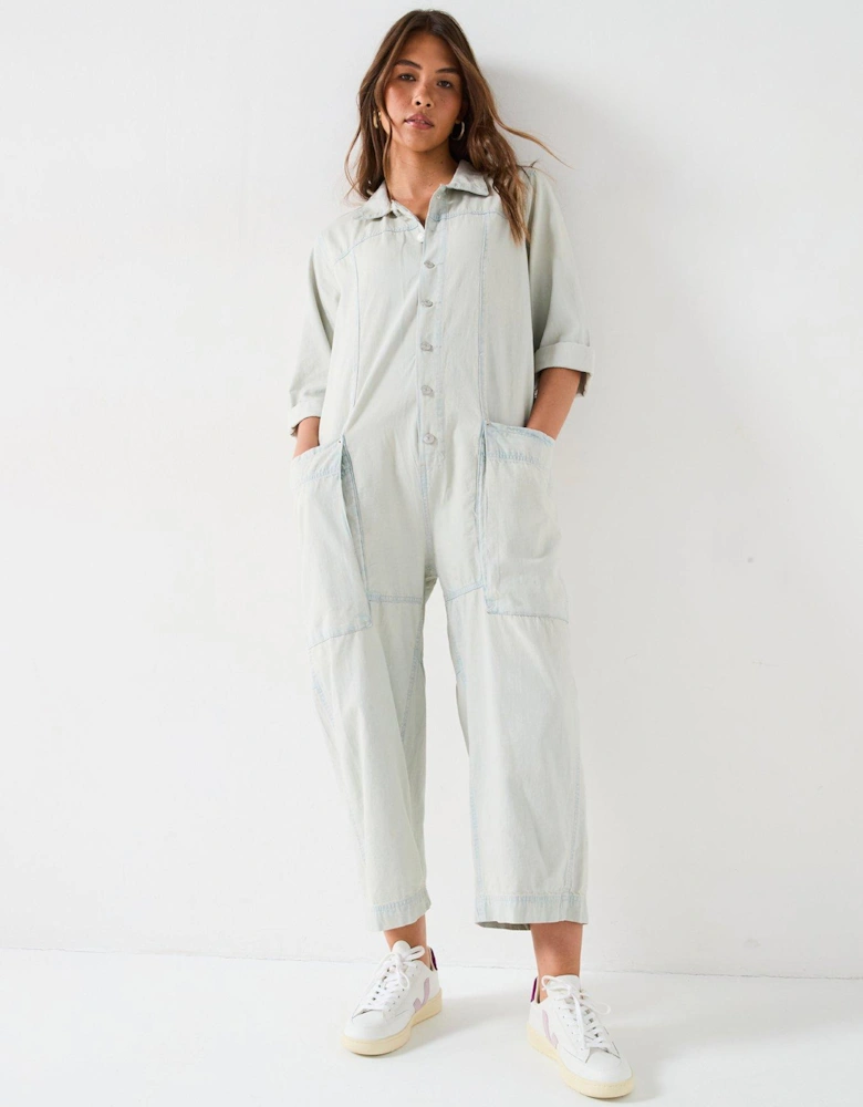 Margarita Jumpsuit - Light Blue