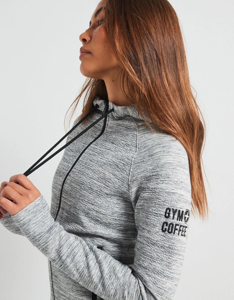 Women's Training Fleck Hoodie - Grey