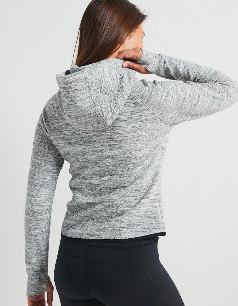 Women's Training Fleck Hoodie - Grey
