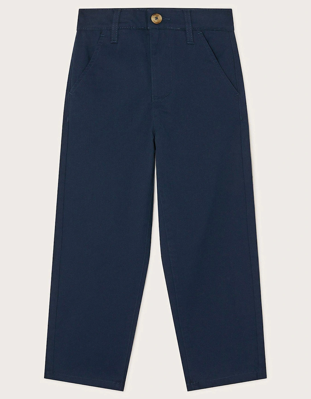 Boys Pull On Chinos - Navy, 2 of 1