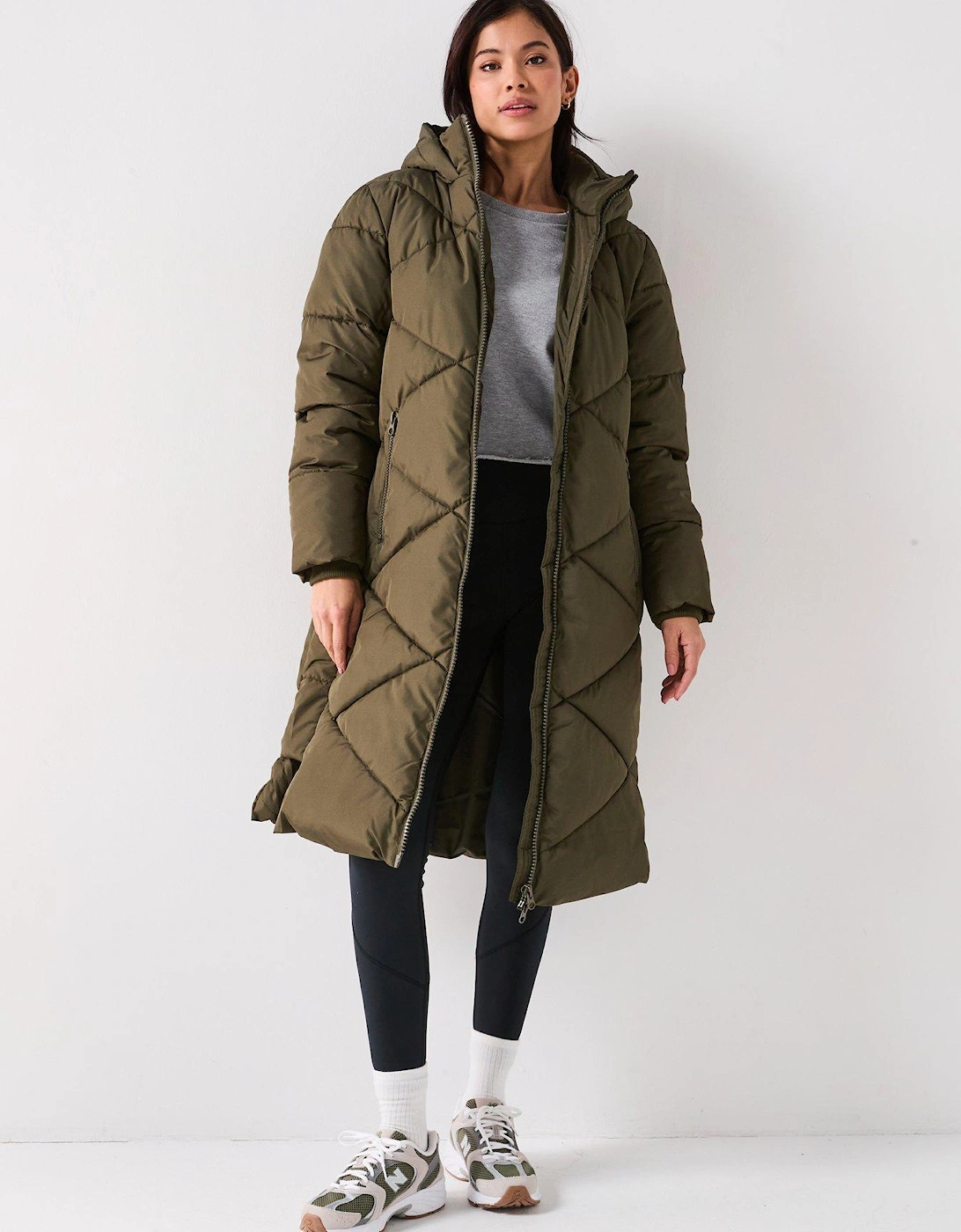 Vista Padded Hood Coat - Green