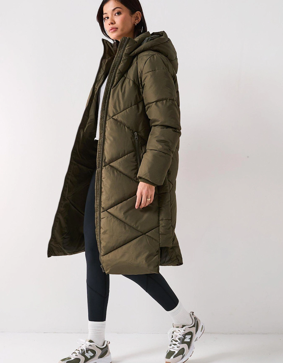 Vista Padded Hood Coat - Green